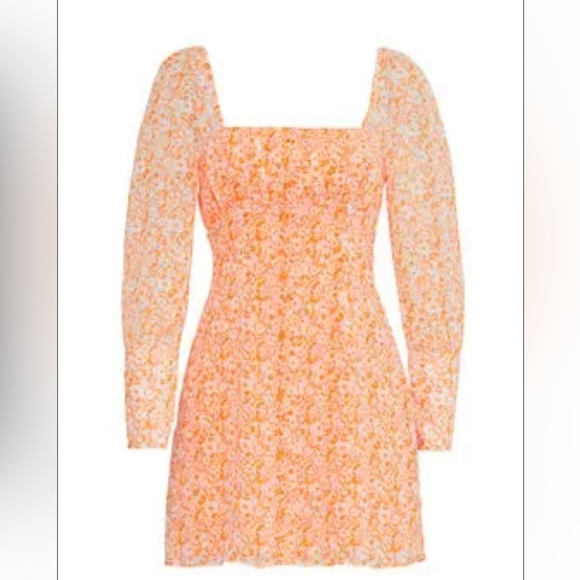 REVOLVE The East Order Bianca Orange Mini Dress - Picture 13 of 13